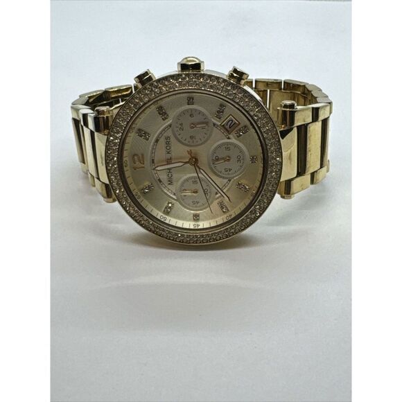 Michael Kors Parker MK5354 Women's Gold Stainless Steel Analog Dial Watch JNA377 - Picture 5 of 11